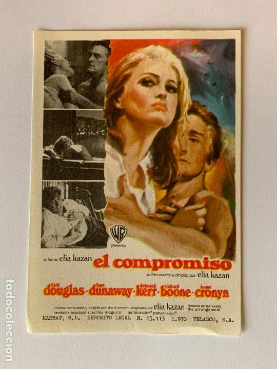 Cine: FOLLETO DE CINE EL COMPROMISO. SIN PUBLICIDAD - Foto 1