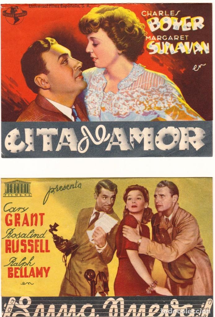 Cine: PROGRAMAS DOBLES A&Ntilde;O 1944. TEATRO CALDER&Oacute;N. ALCOY - Foto 1