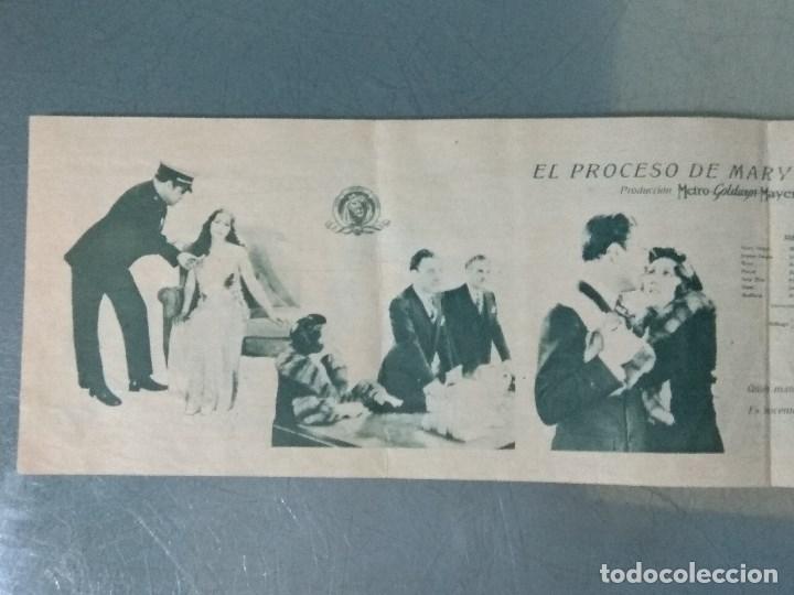 Cine: EL PROCESO DE MARY DUGAN - PROGRAMA DE CINE TRIPTICO DESPLEGABLE - Foto 2