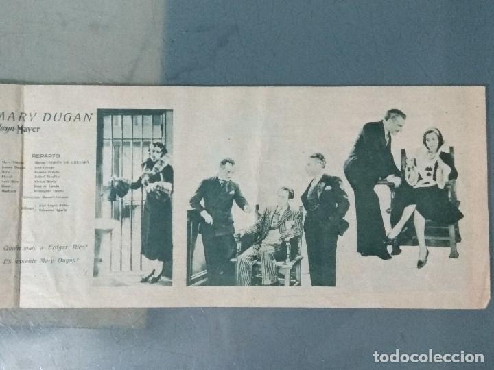 Cine: EL PROCESO DE MARY DUGAN - PROGRAMA DE CINE TRIPTICO DESPLEGABLE - Foto 3