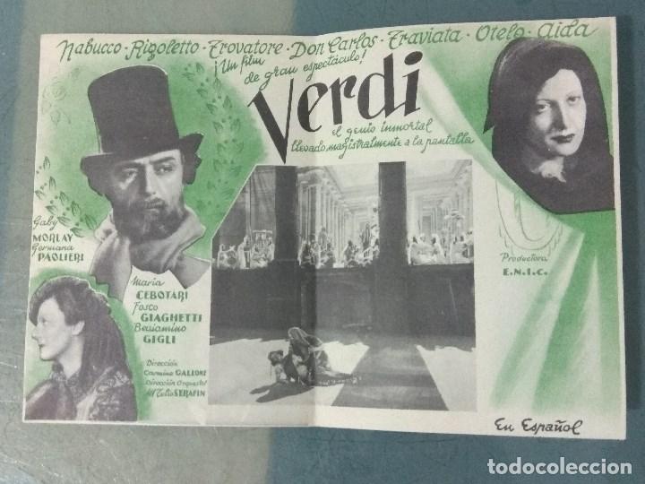 Cine: VERDI - PROGRAMA DOBLE DE CINE. Sin Publicidad - Foto 2