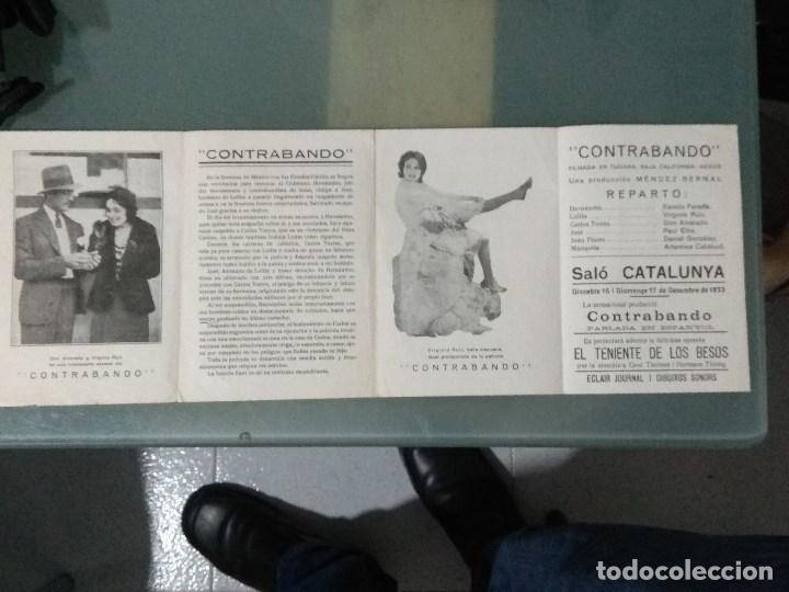 Cine: CONTRABANDO - 1933 - PROGRAMA COMPLETO DESPLEGABLE - Foto 4