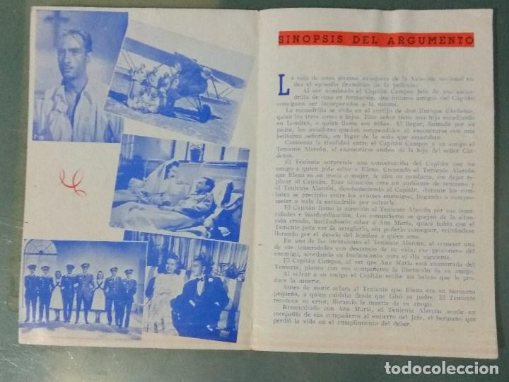Cine: ESCUADRILLA - 1943 - PROGRAMA DE CINE DOBLE DE MANO - Foto 2