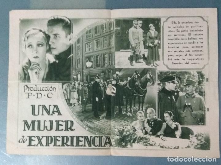 Cine: UNA MUJER DE EXPERIENCIA - PROGRAMA DOBLE DE MANO - Foto 2