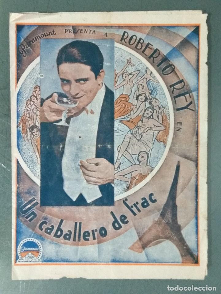Cine: UN CABALLERO DE FRAC (1931). PROGRAMA DOBLE DE MANO. - Foto 1