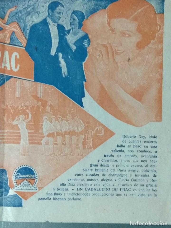 Cine: UN CABALLERO DE FRAC (1931). PROGRAMA DOBLE DE MANO. - Foto 3