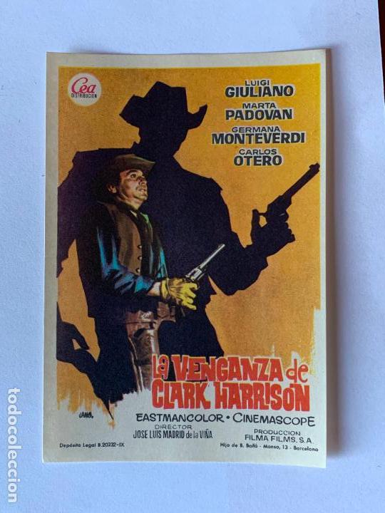 Cine: PROGRAMA DE CINE LA VENGANZA DE CLARK HARRISON. SIN PUBLICIDAD - Foto 1