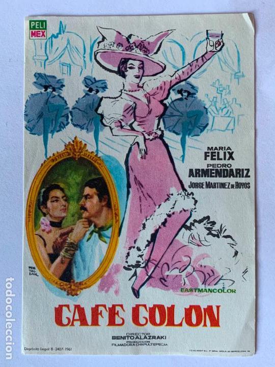 Cine: PROGRAMA DE CINE CAF&Eacute; COLON. SIN PUBLICIDAD - Foto 1
