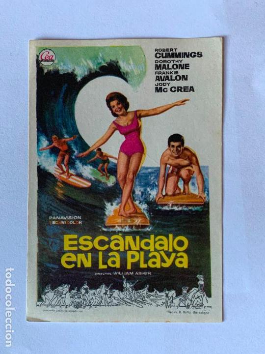 Cine: PROGRAMA DE CINE ESC&Aacute;NDALO EN LA PLAYA. SIN PUBLICIDAD - Foto 1