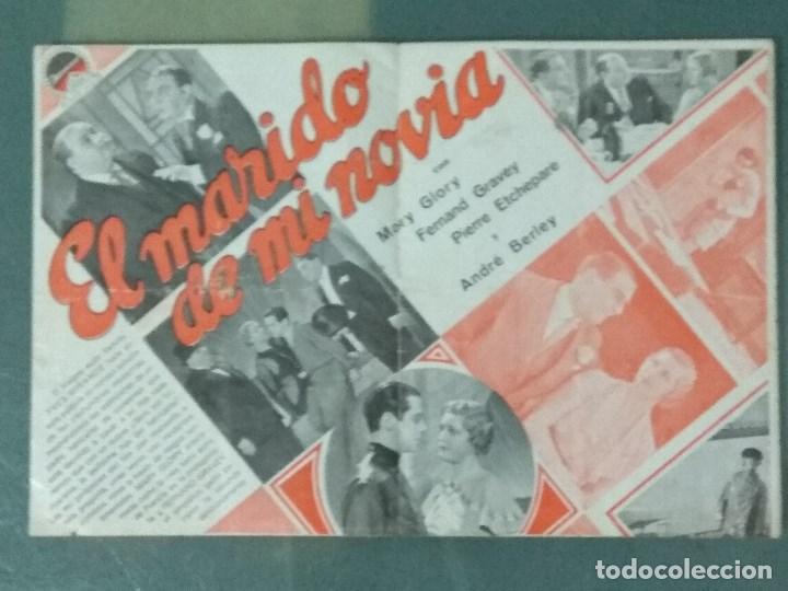 Cine: EL MARIDO DE MI NOVIA (1933) - PROGRAMA DE MANO DOBLE - Foto 2