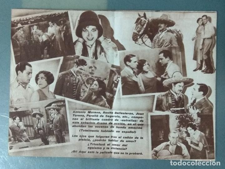 Cine: EL HOMBRE MALO - PROGRAMA DE CINE DOBLE DE MANO. - Foto 2