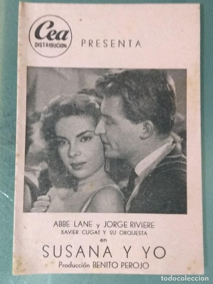 Cine: SUSANA Y YO. PROGRAMA DE CINE DOBLE. - Foto 1