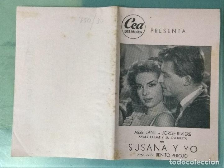 Cine: SUSANA Y YO. PROGRAMA DE CINE DOBLE. - Foto 4