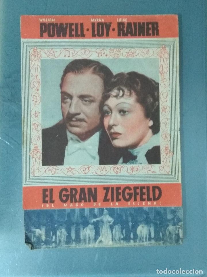 Cine: EL GRAN ZIEGFELD - A&Ntilde;OS 30 - PROGRAMA DE MANO DOBLE. - Foto 1