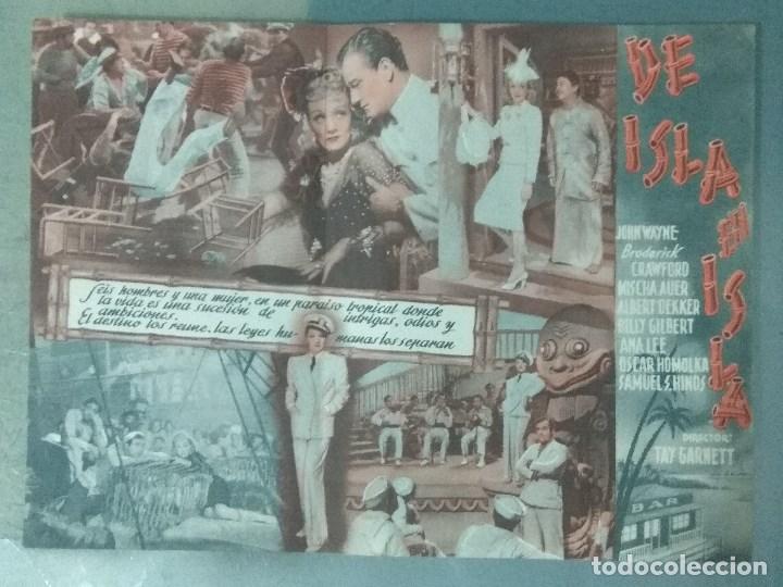 Cine: DE ISLA EN ISLA (MARLENE DIETRICH). PROGRAMA DE MANO DOBLE. - Foto 2