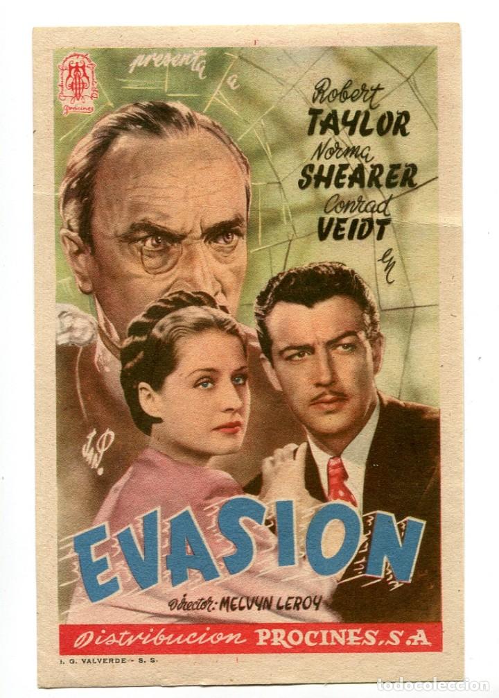 Cine: EVASI&Oacute;N, con Robert Taylor. - Foto 1