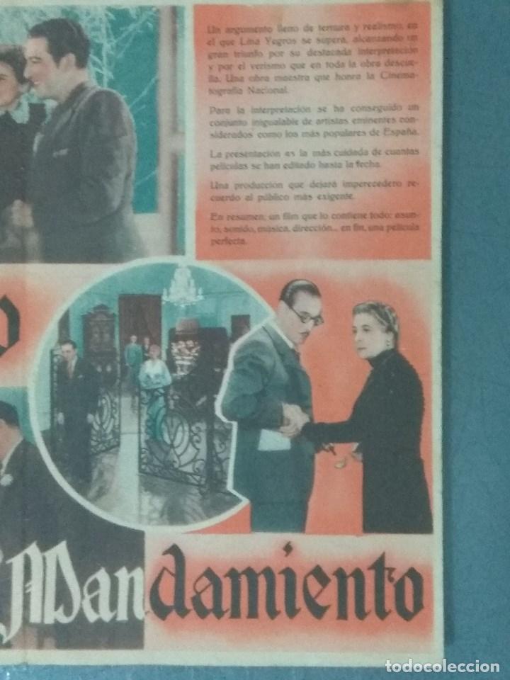 Cine: EL OCTAVO MANDAMIENTO (1936). PROGRAMA DE MANO DOBLE. - Foto 4