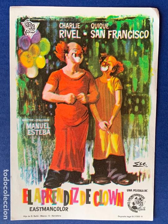 Cine: PROGRAMA DE CINE EL APRENDIZ DE CLOWN. SIN PUBLICIDAD. - Foto 1