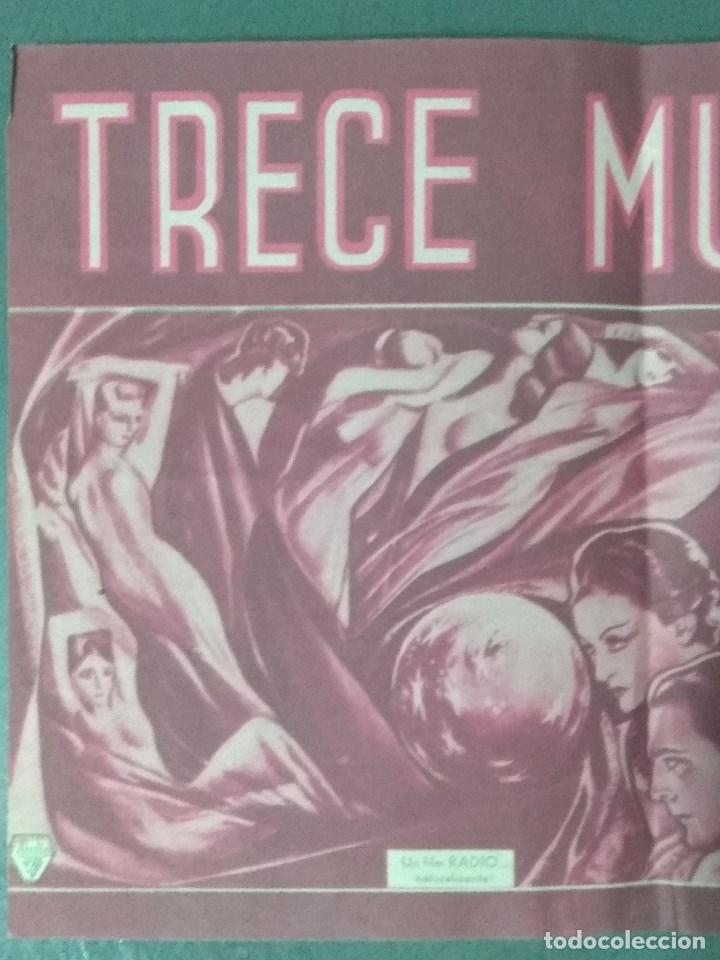 Cine: TRECE MUJERES - PROGRAMA DE MANO DOBLE - Foto 3