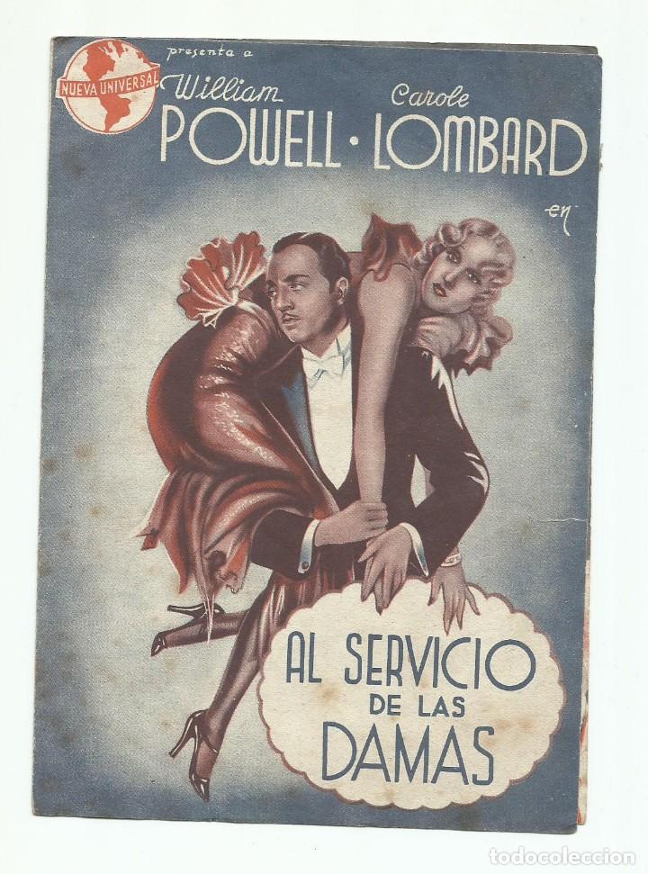 Cine: Programa Original de Mano AL SERVICIO DE LAS DAMAS - Foto 1