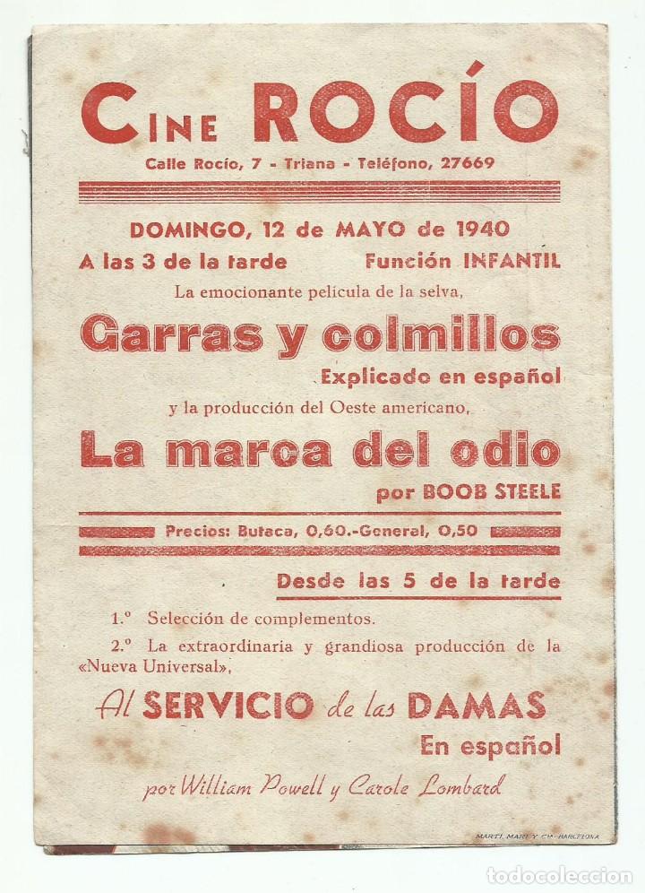 Cine: Programa Original de Mano AL SERVICIO DE LAS DAMAS - Foto 3
