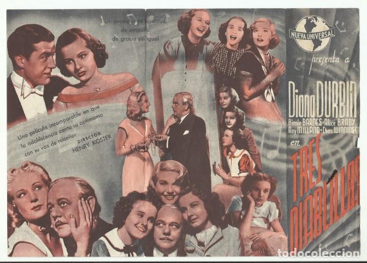 Cine: Programa Original Doble grande Tres Diablillos - DIANA DURBIN - Foto 2