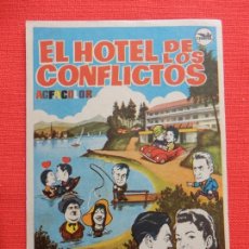 Cine: EL HOTEL DE LOS CONFLICTOS, IMPECABLE SENCILLO ORIGINAL, SIN PUBLICIDAD. Lote 165876322