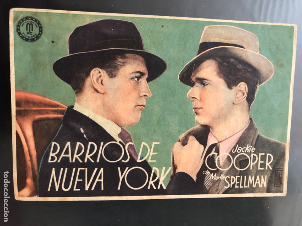 Cine: Programa barrios de Nueva York jackie cooper.con publicidad - Foto 1