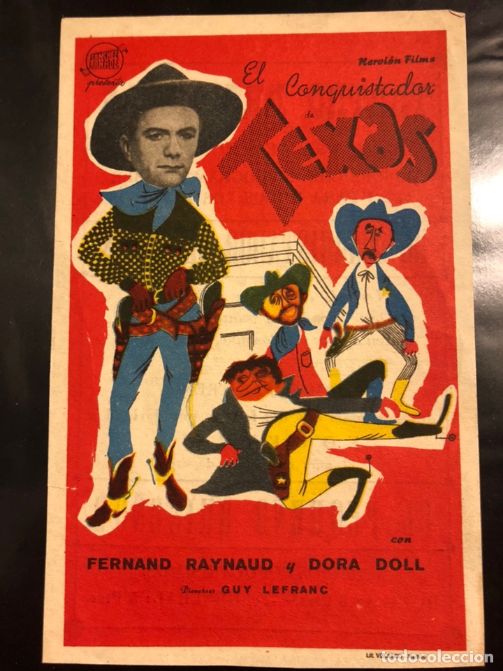 Cine: Programa el conquistador de Texas.fernand raynaud - Foto 1