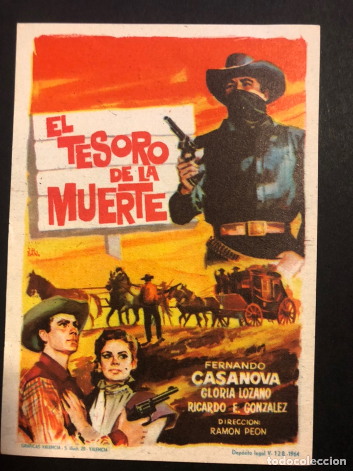 Cine: Programa el tesoro de la muerte.fernando Casanova - Foto 1