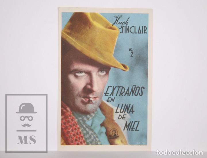 Cine: Programa de Cine Simple - Extra&ntilde;os en Luna de Miel - Hugh Sinclair - Sin Publicidad al Dorso - Foto 1
