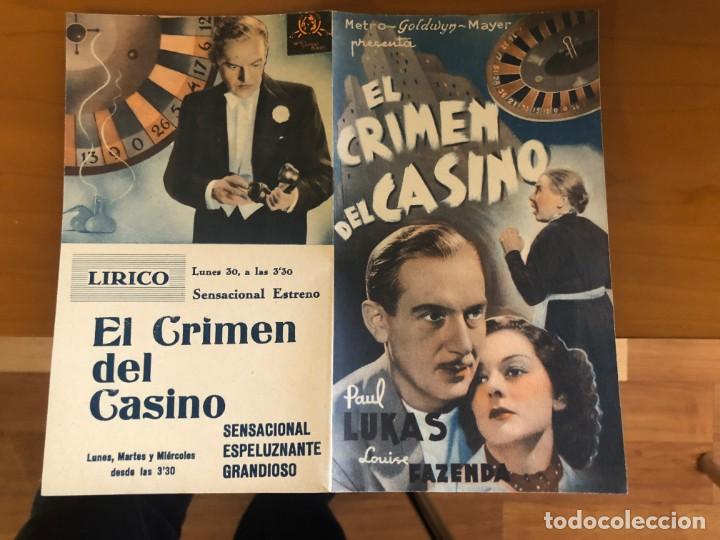 Cine: el crimen del casino nuevo con publicidad - Foto 1