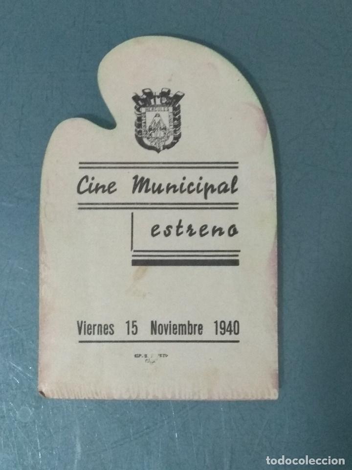 Cine: MARIQUILLA TERREMOTO - 1940 - PROGRAMA SENCILLO TROQUELADO. - Foto 2