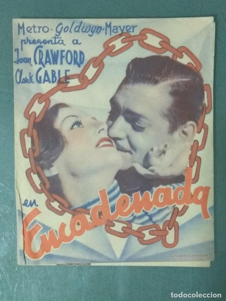 Cine: ENCADENADA - 1935 - PROGRAMA DOBLE DE MANO - Foto 1