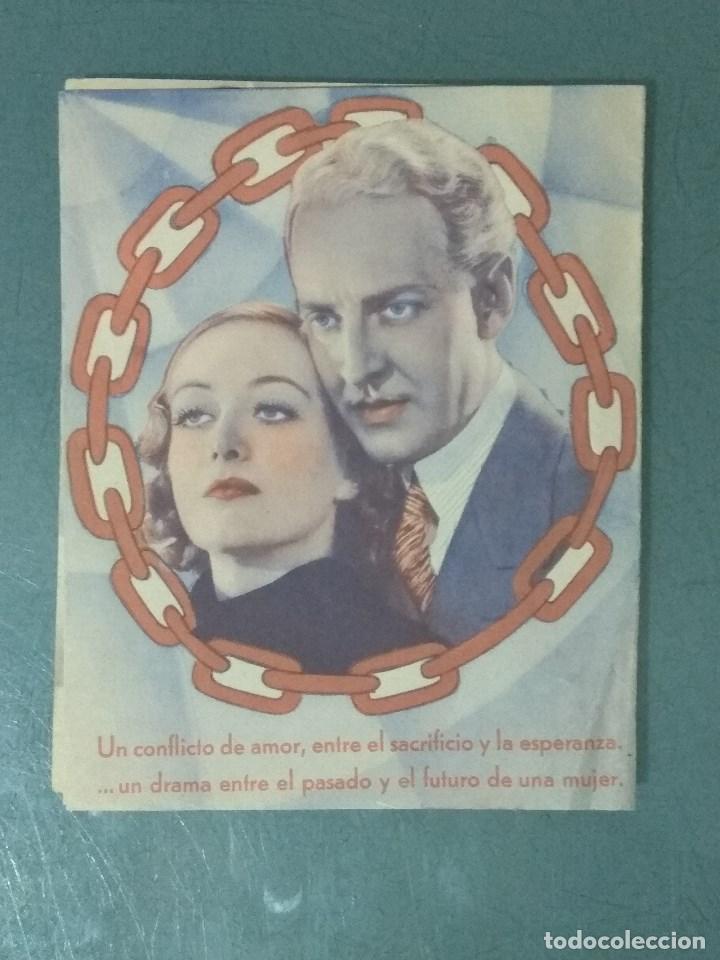 Cine: ENCADENADA - 1935 - PROGRAMA DOBLE DE MANO - Foto 3