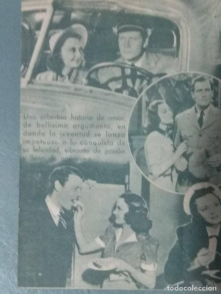 Cine: VOCACI&Oacute;N DE MARINO - 1940 - PROGRAMA DE MANO DOBLE - Foto 3