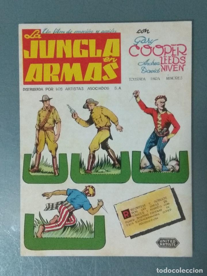 Cine: LA JUNGLA EN ARMAS - 1945 - PROGRAMA DE MANO SENCILLO RECORTABLE. - Foto 1