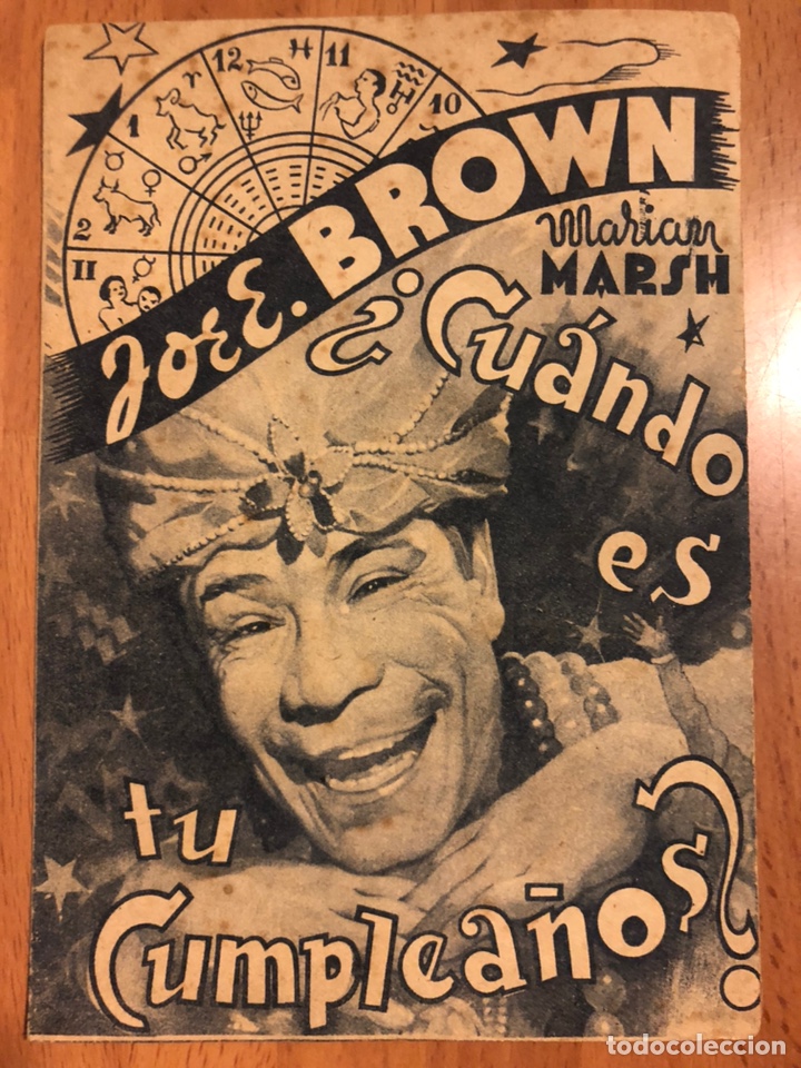 Cine: Programa rko cuando es tu cumplea&ntilde;os?joe e brown bocazas - Foto 1