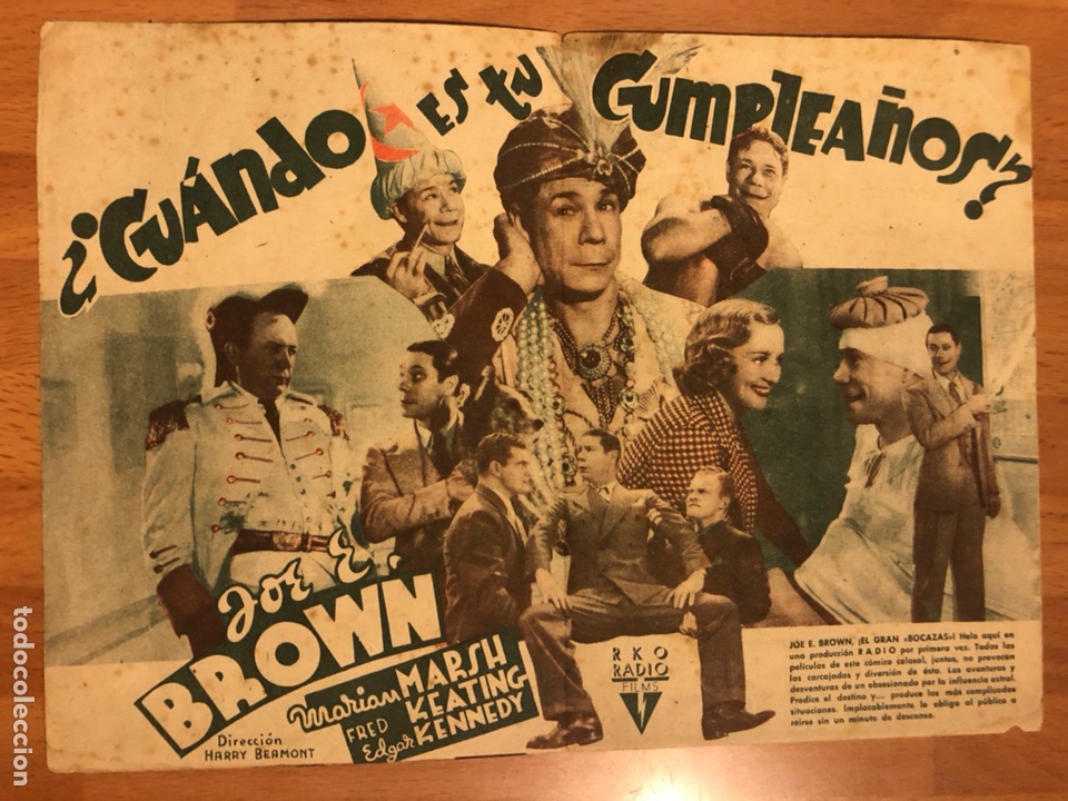 Cine: Programa rko cuando es tu cumplea&ntilde;os?joe e brown bocazas - Foto 2