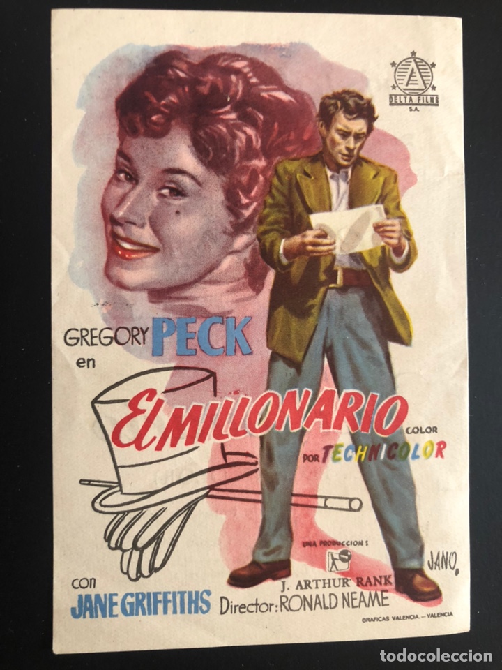 Cine: Programa el millonario.gregory peck - Foto 1