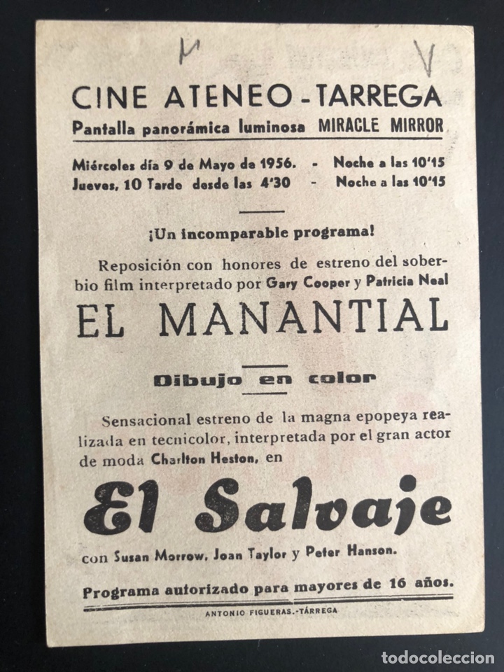 Cine: Programa el salvaje.charlton heston - Foto 2