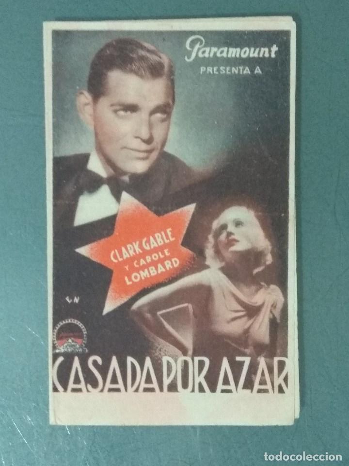 Cine: CASADA POR AZAR - 1934 - PROGRAMA DOBLE DE MANO - Foto 1