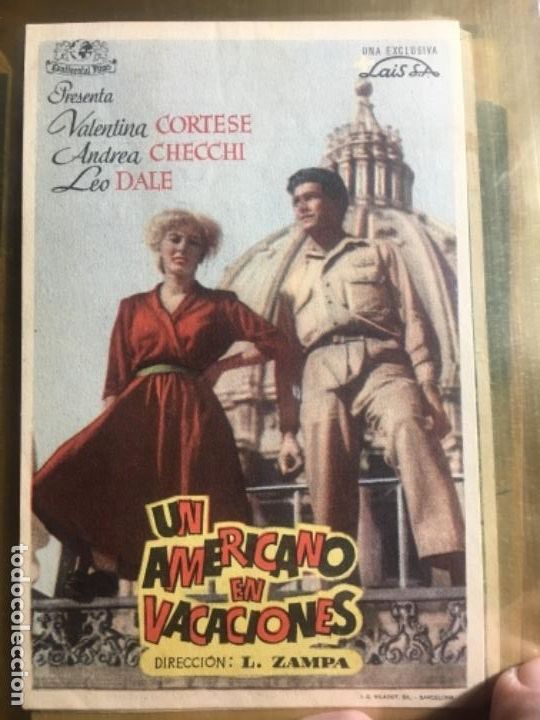 Cinema: antiguo folleto mano