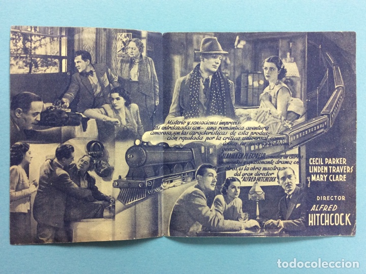 Cine: Alarma en el expreso - folleto de mano - Foto 2