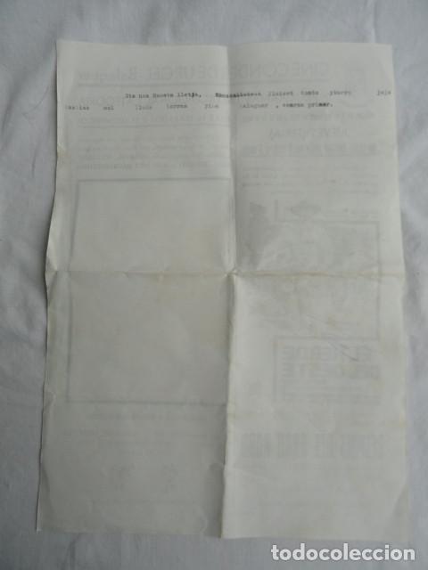 Cine: PROGRAMA DE MANO LA CABA&Ntilde;A DEL TIO TOM. - Foto 5