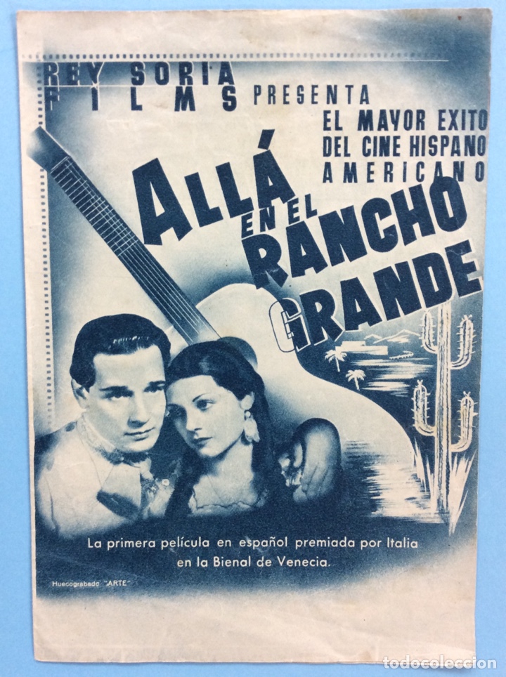 Cine: All&aacute; en el rancho grande - Foto 1