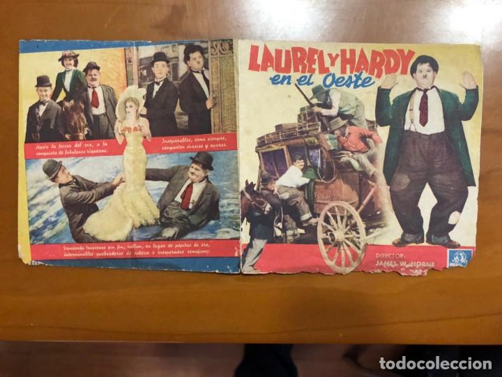 Cine: LAUREL Y HARDY EN EL OESTE CON PUBLICIDAD - Foto 1