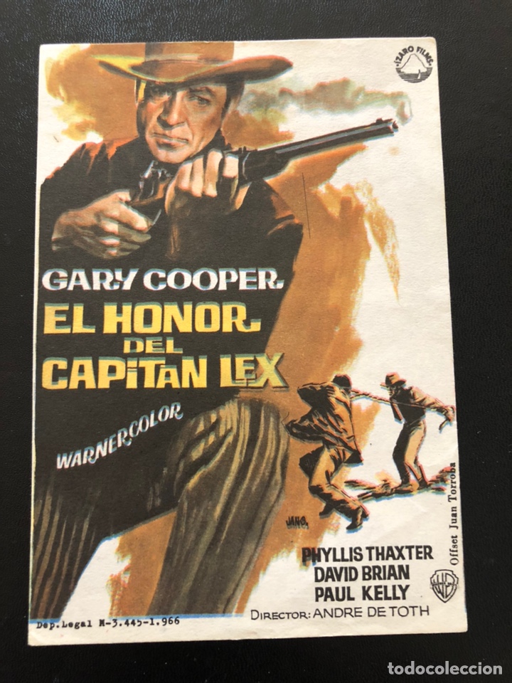 Cine: Programa el honor del capit&aacute;n lex.gary cooper - Foto 1
