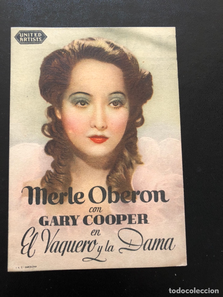 Cine: Programa el vaquero y la dama.gary cooper merle Ober&oacute;n - Foto 3
