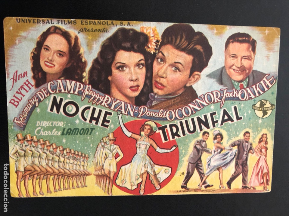 Cine: Programa noche triunfal.ann blyth.con publicidad - Foto 1